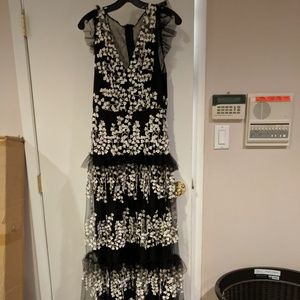 BCBG floor length gown